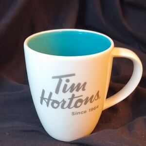 Tim Hortons Since 1964 Depuis 1964 Teal Interior #014 2014 Limited Edition Mug